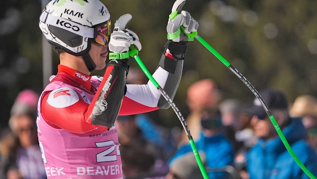 Lukas Feurstein can cheer. (Bild: AP)