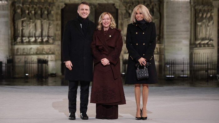 Italy's head of government Giorgia Meloni also attended the opening ceremony.