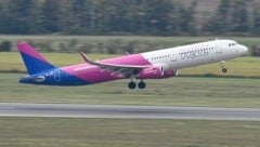 Ein Airbus321neo der Fluglinie WizzAir. (Bild: Huber Patrick)