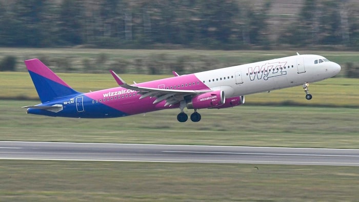 Ein Airbus von Wizz Air