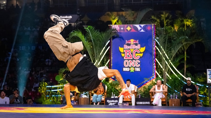 Samuka danced impressively despite his handicap and won the fans over to his side. (Bild: Marcelo Maragni / Red Bull Content Pool)