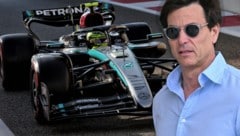 Nach dem frühen Quali-Aus von Lewis Hamilton geht Toto Wolff (re.) mit seinem Team hart ins Gericht.  (Bild: GEPA/APA/AFP/Andrej ISAKOVIC)