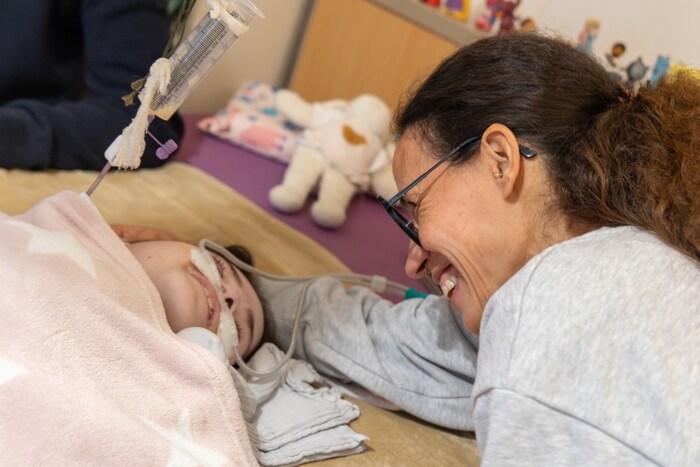 Lea's smile gives her a lot of strength.