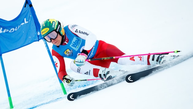 Victoria Olivier is still in third place in the giant slalom rankings. (Bild: GEPA pictures)