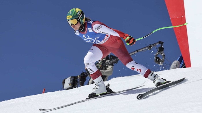 Victoria Olivier is a real all-rounder. She made her World Cup debut in the downhill in Saalbach in March 2024.