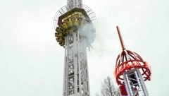 Nervenkitzel beim Freifall-Turm im Wiener Prater. Die beliebte Attraktion steht in vielen Vergnügungsparks weltweit. (Bild: Holl Reinhard)