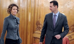 Bashar al-Assad mit Gattin Asma (Archivbild)