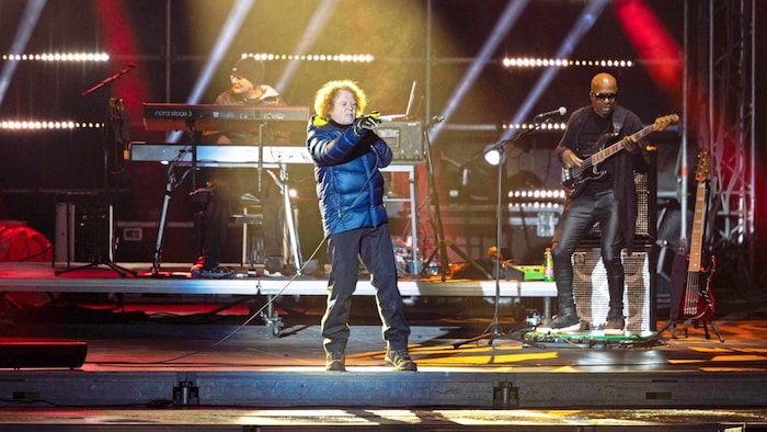 Simply Red mit Frontman Mick Hucknall bildeten am Sonntag den Abschluss des Konzert-Wochenendes. 