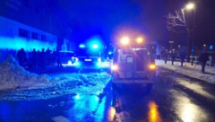 Rettungseinsatz an der Flugplatzstraße in Zell am See