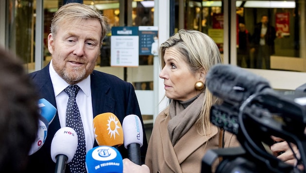 King Willem-Alexander and his wife Máxima (Bild: Koen van Weel / ANP / AFP)