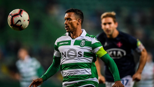 Nani (hier im Dress von Sporting Lissabon im Jahr 2019) (Bild: APA/AFP)