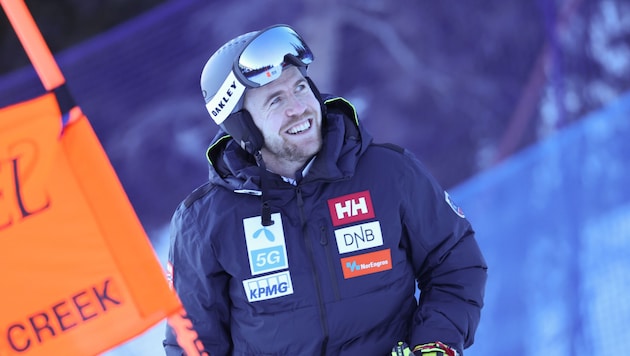 Aleksander Aamodt Kilde has returned to the slopes for the first time since his serious injury. (Bild: GEPA/GEPA pictures)