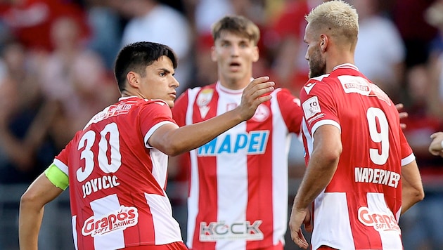 Milos Jovicic und Daniel Maderner sollen dem GAK erhalten bleiben. (Bild: GEPA pictures)