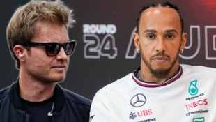 Nico Rosberg (li.) kritisierte Lewis Hamilton. (Bild: Associated Press, GEPA Pictures)