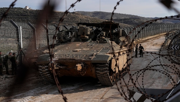 In recent days, Israel has sent more troops to the Golan Heights and occupied the buffer zone there. (Bild: AP)