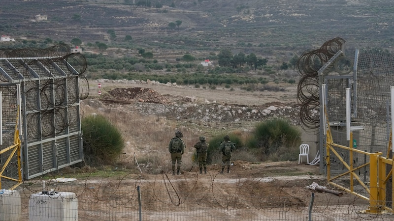 Die strategisch wichtigen Golanhöhen zwischen Israel und Syrien (Bild: AP)