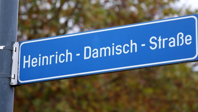 The renaming of Heinrich-Damisch-Straße has been decided. It is to become a pilot project. (Bild: Tröster Andreas)