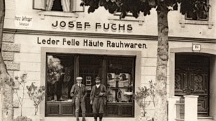 1920 betrieb Engelbert Fuchs die Lederhandlung seines Vaters. (Bild: TAP/Unbekannt, Sammlung Herbert Geiger)