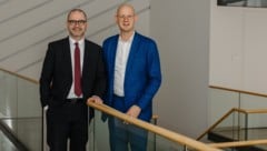 Geschäftsführender Vizebürgermeister Dietmar Prammer (links) mit Gemeinderat Thomas Gegenhuber. (Bild: MecGreenie)