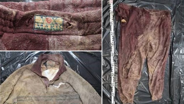 This is what the victim was wearing 25 years ago at the time of the murder. The police are asking for information. (Bild: LPD wien)