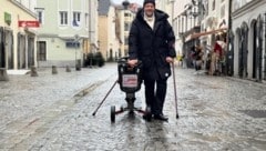 Redlhammer würde gerne die Linzer Altstadt für Menschen mit Beeinträchtigung erlebbar machen. (Bild: MaRu)