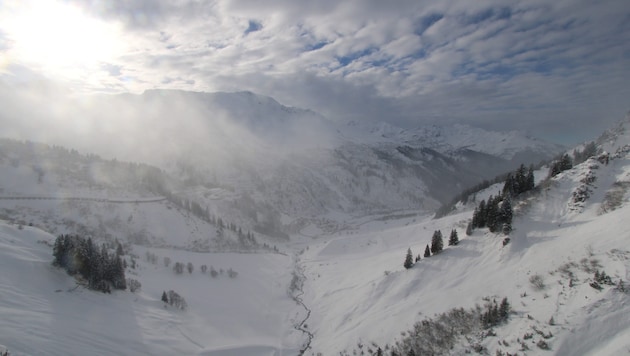 Stuben am Arlberg.  (Bild: Webcam)