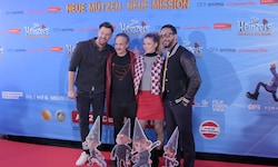Paul Pizzera, Michael Ostrowski, Hilde Dalik und Cesár Sampson bei der Premiere von „Die ...