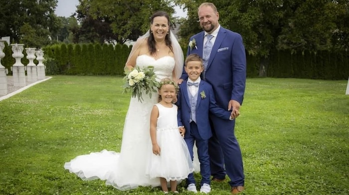 The couple had just celebrated a big wedding in August