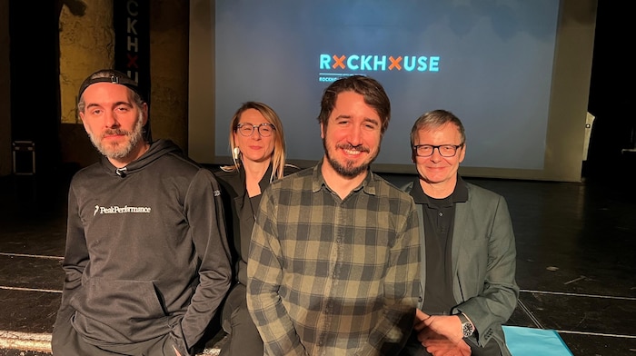 The Rockhouse team: (from left) Sebastian König, Susanna Kuschnig, Joni Zott and Wolfgang ...