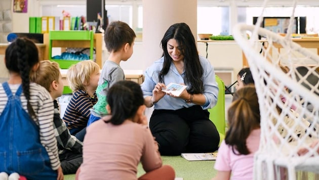 Der neue Wortschatzkalender steht Pädagogen, Eltern und Kindern kostenlos zur Verfügung.  (Bild: Caio Kaufmann/ÖIF)