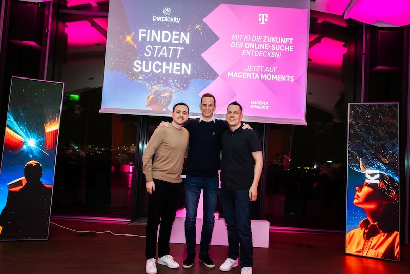 Ryan Foutty (l.), Rodrigo Diehl (m.) and Jonathan Abrahamson (r.) (Bild: krone.tv)