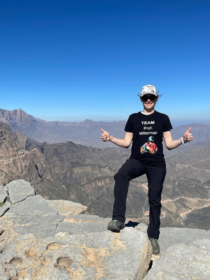 Oberärztin Lena Fellner meldete sich dafür extra aus dem Oman.