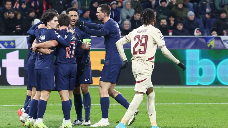 PSG jubelte. (Bild: GEPA)