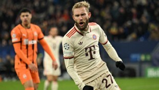 Konrad Laimer erzielte seinen ersten Champions-League-Treffer für Bayern München.