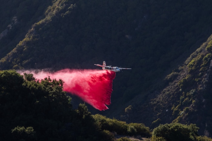 The cause of the fire was not initially known.