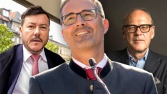 Benko-Berater Hager (re.) organisierte Treffen mit Südtirols Landeschef Kompatscher (m.), der ...