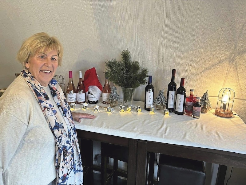 Ernestine Berger betreibt mitten in den Bergen des Mölltals einen Weinanbau. (Bild: Elisa Aschbacher)