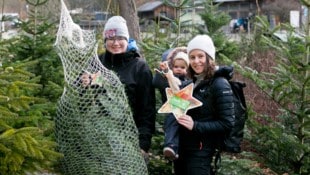 Am Sunnahof wird der Christbaumkauf zum Erlebnis für die ganze Familie – ein Besuch lohnt sich. (Bild: Mathis Fotografie)