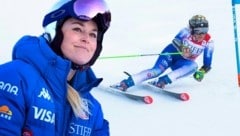 Lindsey Vonn und Federica Brignone (Bild: AFP)