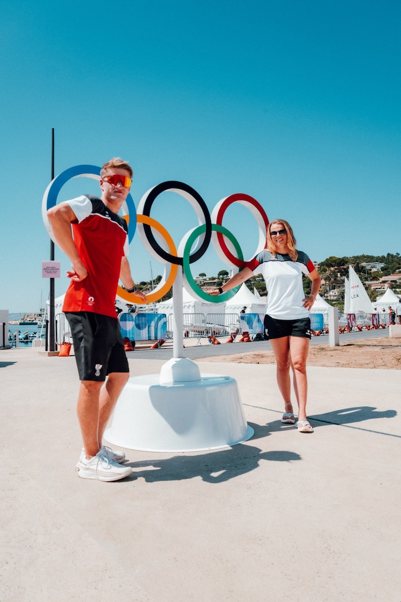 Lukas Haberl and Tanja Frank were at the 2024 Olympics. (Bild: ÖOC/Michael Meindl)