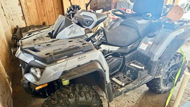 Several quad bikes were taken during the theft. (Bild: Christian Schulter)