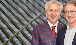 Energie-AG-Chef Leonhard Schitter (re.) mit Alessandro Pietroboni, der bisher ARBA 1.S.R.L. ...