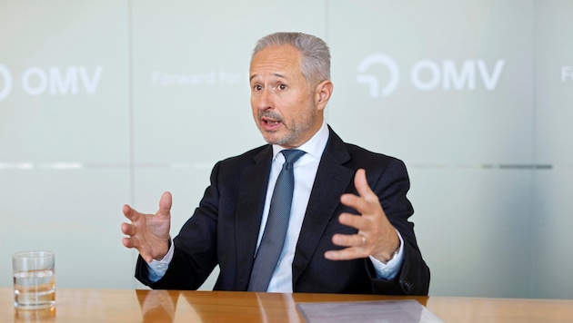 OMV-Generaldirektor Alfred Stern: „Gazprom ist wiederholt vertragsbrüchig geworden.“ (Bild: Holl Reinhard)