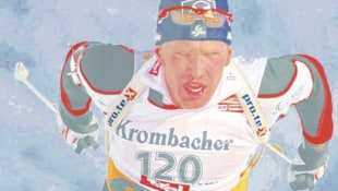 Simon Eder bei seinem Weltcupdebüt in Hochfilzen 2005.