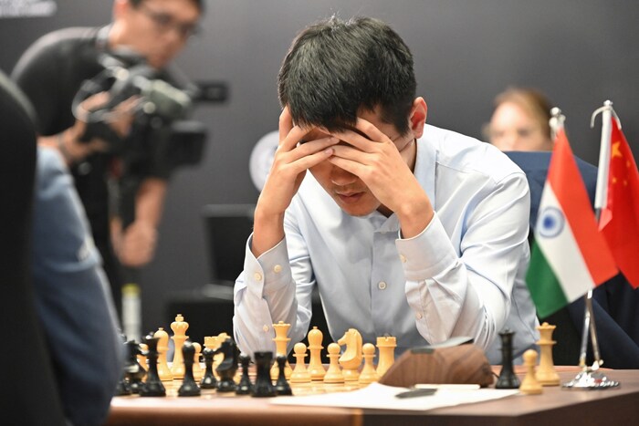 Ding Liren ist ein fataler Fehler unterlaufen …