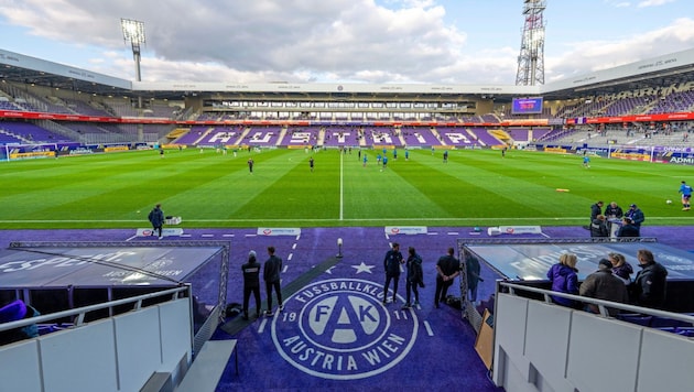 Die Heimstätte der Wiener Austria, die Generali Arena in Favoriten (Bild: GEPA)