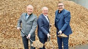 Christian Purrer, Josef Ober und Martin Graf (v. li.) bei der Eröffnung eines ...