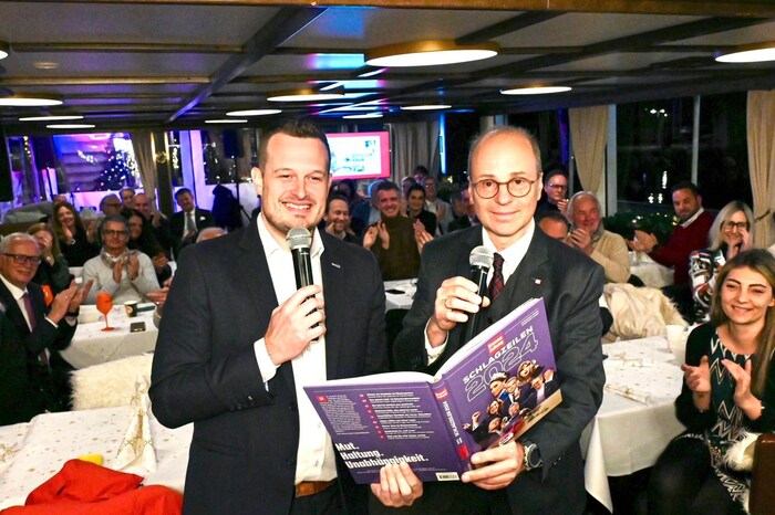 Patrick Jochum & "Krone" editor-in-chief Hannes Mößlacher hosted the evening.