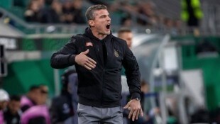 Rapid-Trainer Robert Klauß war nach der Pleite gegen Omonia Nikosia deutlich angefressen.