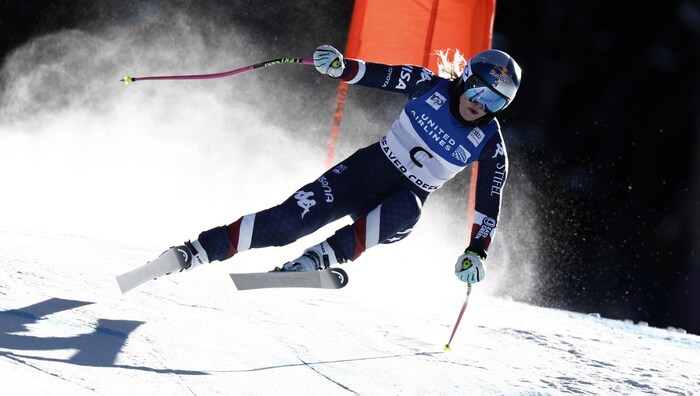 Lindsey Vonn on Thursday during downhill training in Beaver Creek